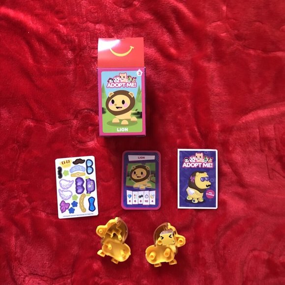 McDonald's Happy Meal 2023 Adopt Me! Toy #3 LION Roblox - Picture 2 of 10